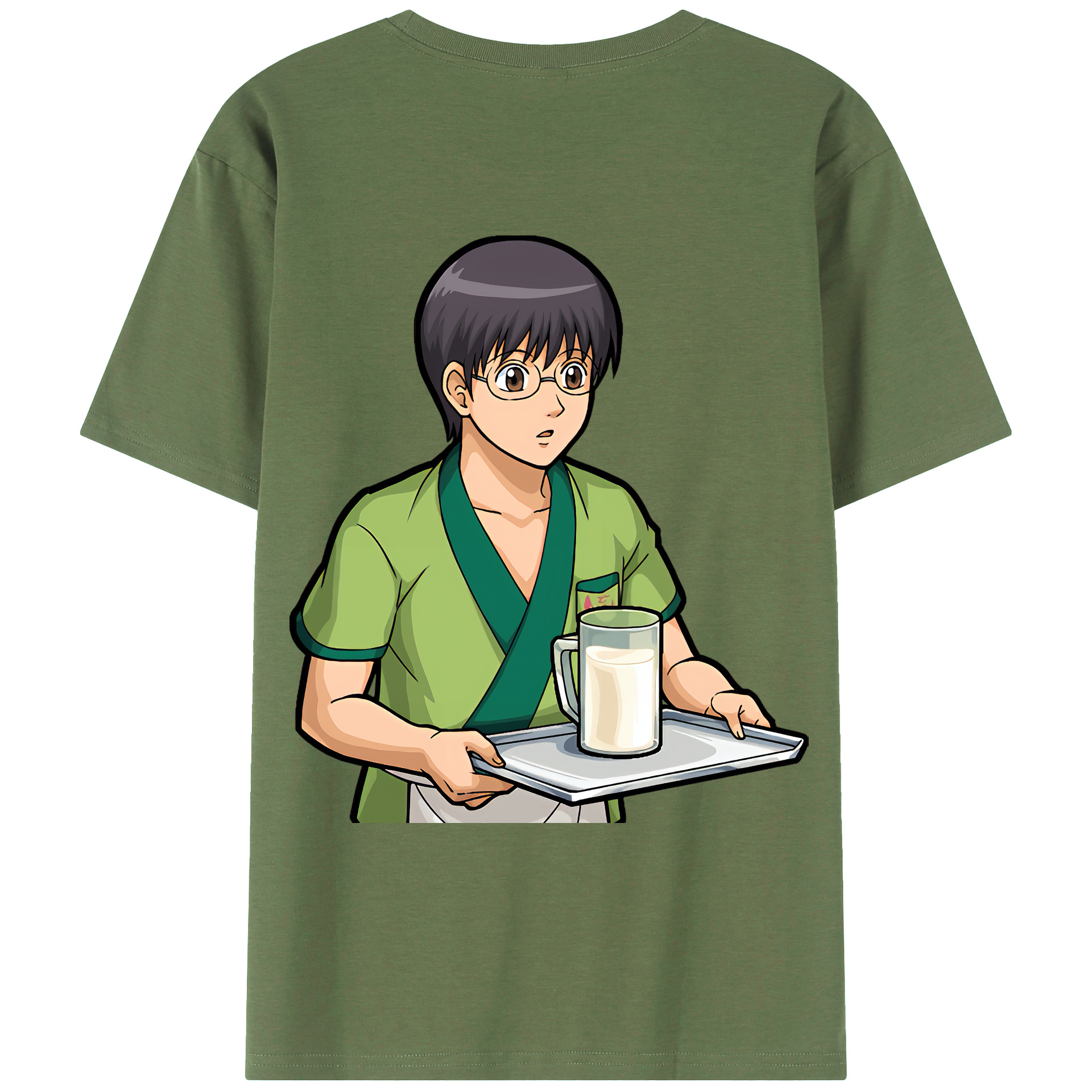 （画像用） ぎんたま 坂田銀時（さかたぎんとき） 神楽 志村新八（しむら しんぱち） GINTAMA Sakata Gintoki Kagura Shimura Shinpachi 綿100％ メンズ半袖Tシャツ（バックプリント） 通気性